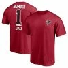 Men's Fanatics Branded Red Atlanta Falcons #1 Dad T-Shirt -Metaverse shop unnamed file 9912