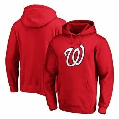 Men's Fanatics Branded Red Washington Nationals Official Logo Pullover Hoodie -Metaverse shop unnamed file 9921