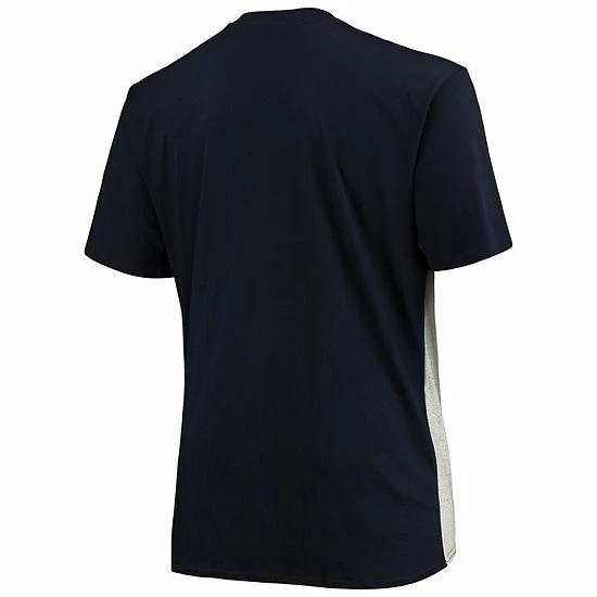 Men's Fanatics Branded College Navy/Heathered Gray Seattle Seahawks Big & Tall Color Block T-Shirt Men's Fanatics Branded College Navy/Heathered Gray Seattle Seahawks Big & Tall Color Block T-Shirt -Metaverse shop unnamed file 9959