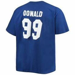 Men's Fanatics Branded Aaron Donald Royal Los Angeles Rams Big & Tall Player Name & Number T-Shirt 5 Men's Fanatics Branded Aaron Donald Royal Los Angeles Rams Big & Tall Player Name & Number T-Shirt -Metaverse shop unnamed file 9968