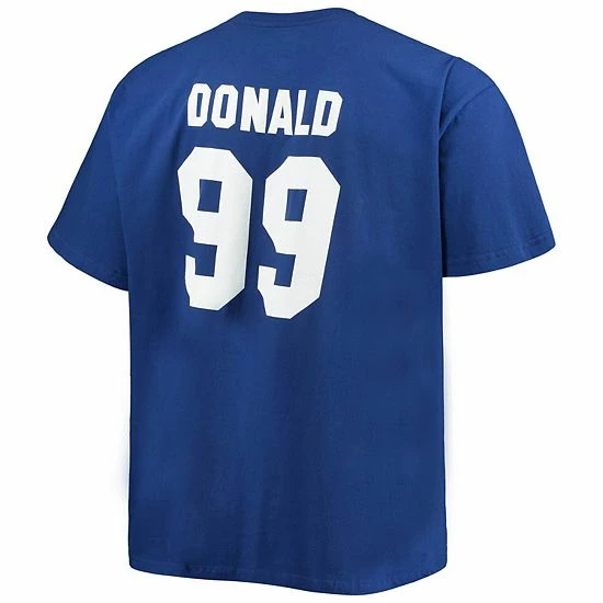 Men's Fanatics Branded Aaron Donald Royal Los Angeles Rams Big & Tall Player Name & Number T-Shirt Men's Fanatics Branded Aaron Donald Royal Los Angeles Rams Big & Tall Player Name & Number T-Shirt -Metaverse shop unnamed file 9968