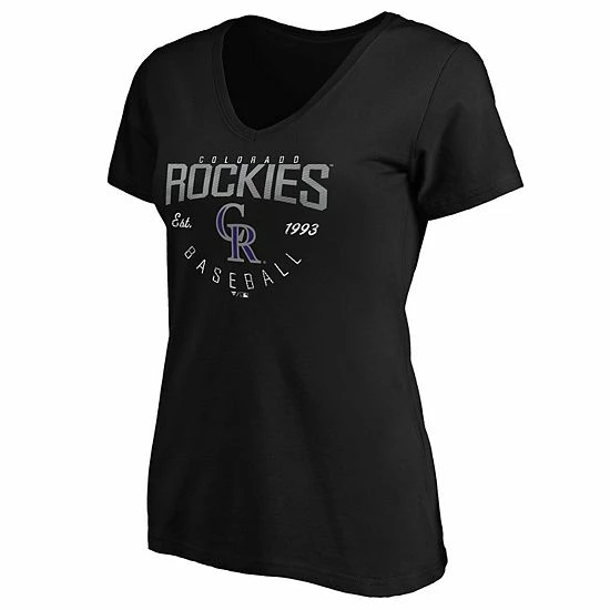 Women's Fanatics Branded Black Colorado Rockies Live For It V-Neck T-Shirt Women's Fanatics Branded Black Colorado Rockies Live For It V-Neck T-Shirt -Metaverse shop unnamed file 9971