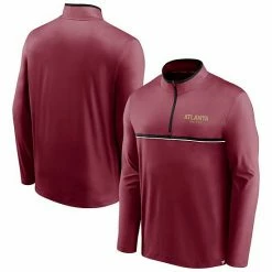 Men's Fanatics Branded Red Atlanta United FC Lineup Quarter-Zip Jacket